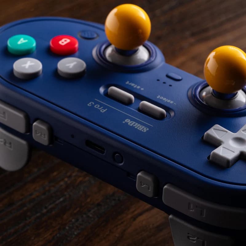 8BitDo Pro 3 Wireless Gaming Controller for Switch 1/2 Windows, Apple, with TMR Joysticks, Switchable Triggers, Swappable Button - 4