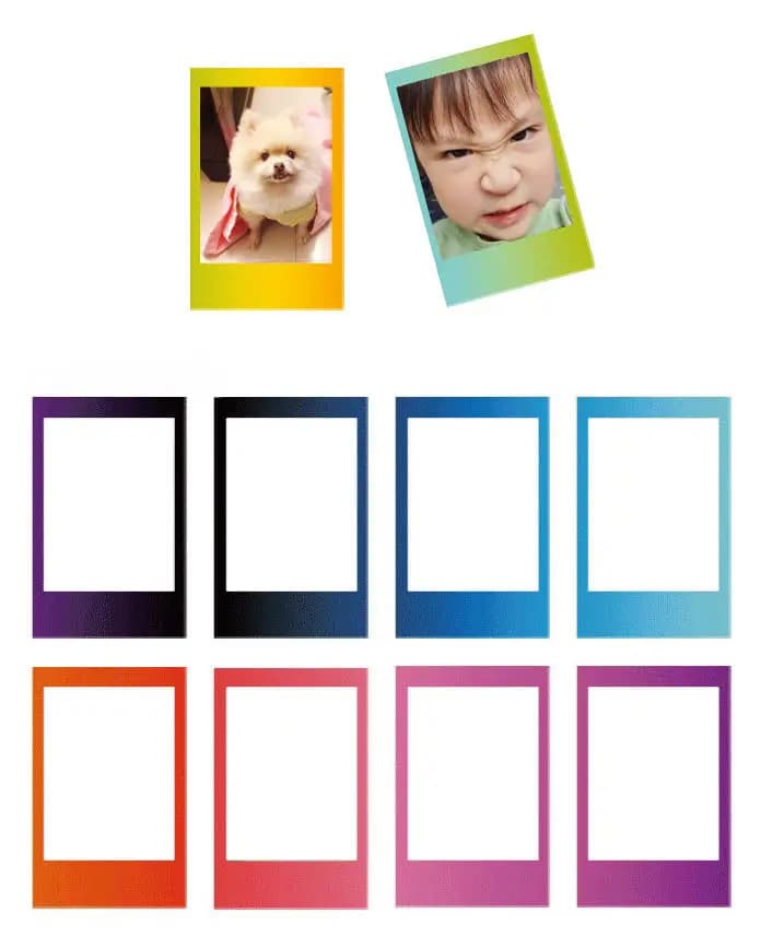 Fujifilm Rainbow Films Instax Mini Film 10-50Sheets Photo Paper For Fujifilm Instant Camera Mini 13 41 EVO 12 9 SE Link+ Printer - 3