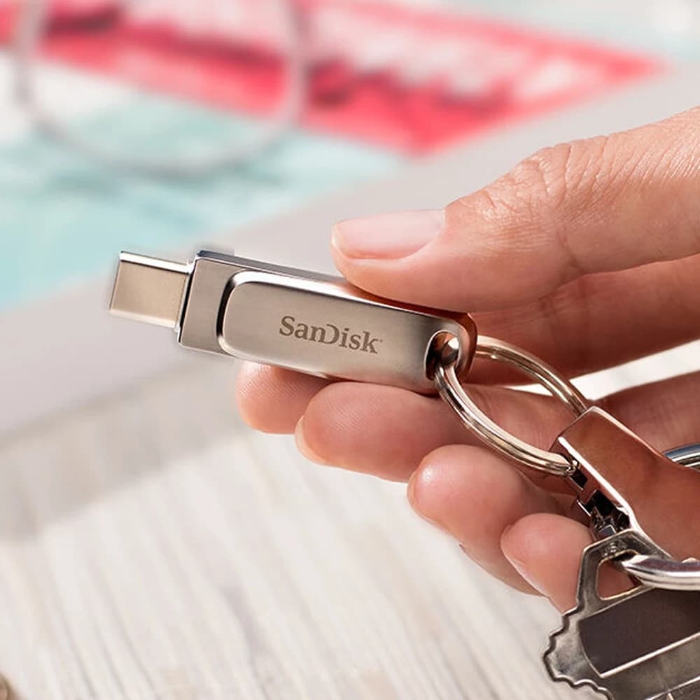 100% Original SanDisk USB Flash Drive 32GB 64GB 128GB 256GB 512GB Type-C OTG USB 3.1 Memory Stick Metal U Disk SDDDC4 Pendrive - 5