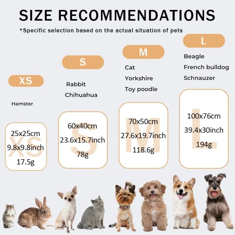 Soft Fluffy High Quality Pet Blanket Flannel Dog Sleeping Blanket Paw Print Pattern Pet Mat Warm Comfortable Blanket for Cat Dog - 6