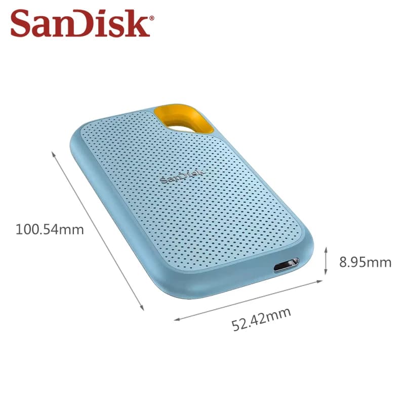 سان ديسك E61 محرك أقراص خارجي USB3.2 Gen محمول نقل عالي السرعة 500 جيجابايت 1 تيرابايت 2 تيرابايت 4 تيرابايت جهاز تخزين للكمبيوتر - 2