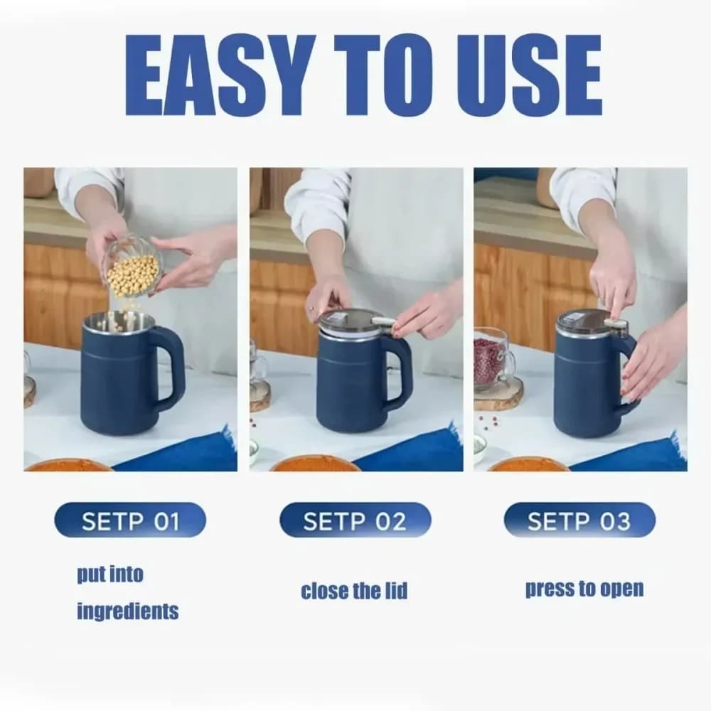 Small Electric Coffee Grinder Multifunctional Beans Spices Grains Grinder Fast Grinding Stainless Steel Machine for Kitchen - 6