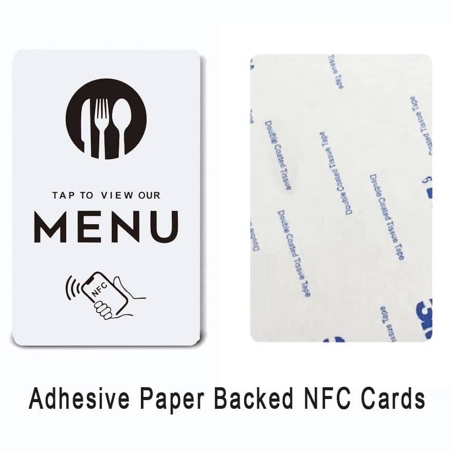 NFC Standard PVC Card  for Online Menu Quick Link to Menu - 4