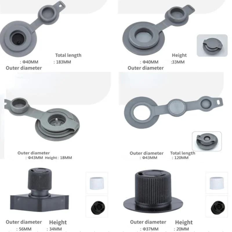 Outdoor Camping Inflatable Mattress Valve TPU Siamese Deflation Sleeping Bed Mat Cushion Nozzle Pillow Valve - 6