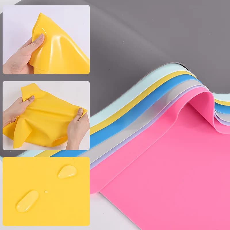Extra Large Silicone Mat for Crafts Epoxy Resin Jewelry Casting Premium Silicone Placemat Nonslip Nonstick Countertop Protector - 3