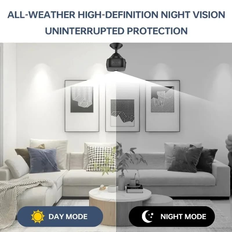 New Mini Security Camera HD Night Vision High Definition WiFi Monitor Waterproof Motion Detect Surveillance Smart Home Use - 4