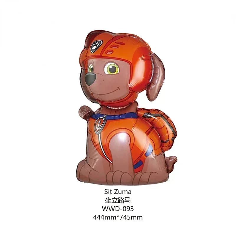 PAW Patrol Balloon Cartoon Ryder Chase Marshall Skye Rocky Ruby Zuma Everest Character DIY Party Decoration Children's Toy Ball - 6