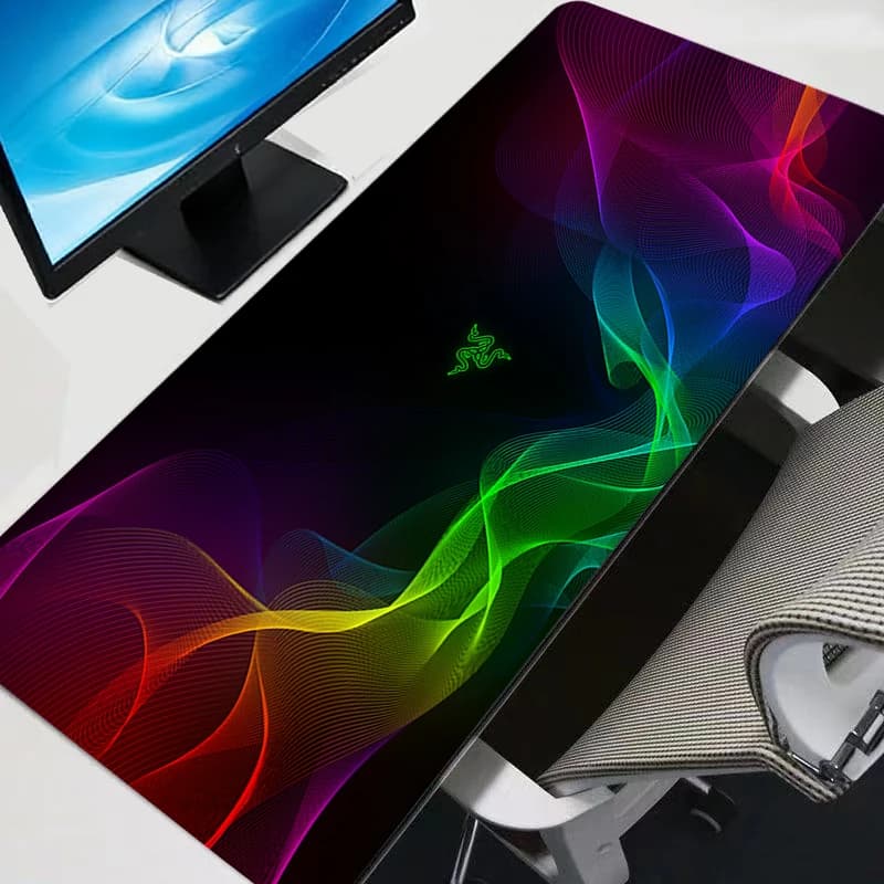 Large E-sports Mouse Pad Razer Smooth Flexible Rubber Gamer PC Computer Keyboard For CSGO anime durable Kawaii Mosuepad - 3