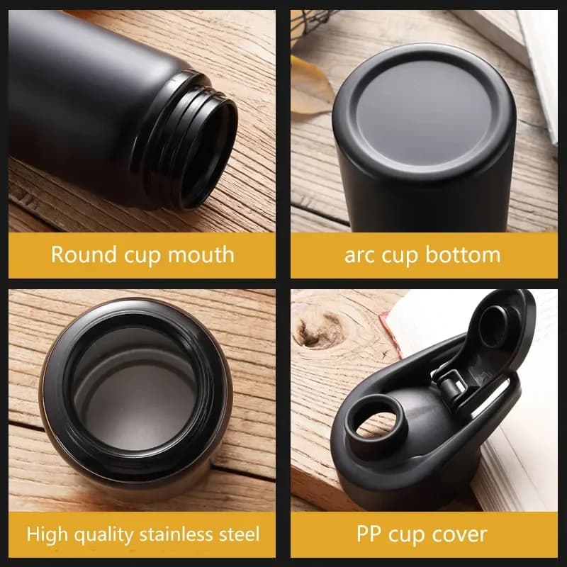 Metal Portable Water Bottle Leakproof Reusable Outdoor Sports Cup for Cycling Hiking Gym Halloween Gift Christmas Gift Travel - 4