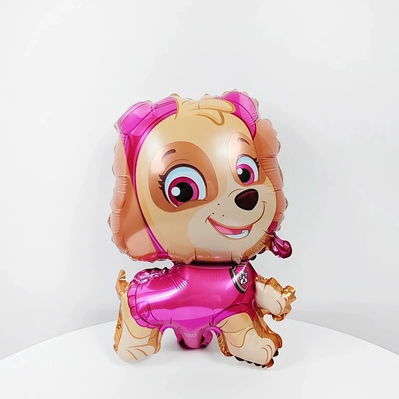 20pcs Cartoon Paw Patrol Ryder Chase Marshall Skye Aluminum Foil Balloon Children's Birthday Decoration Party Supplies Toy Gift - 4