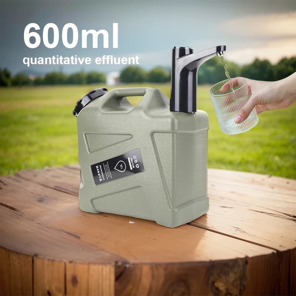 Electric Water Pump One Key Switch Portable Water Dispenser Wireless Water Pumping Device for Camping Water Tank - 4