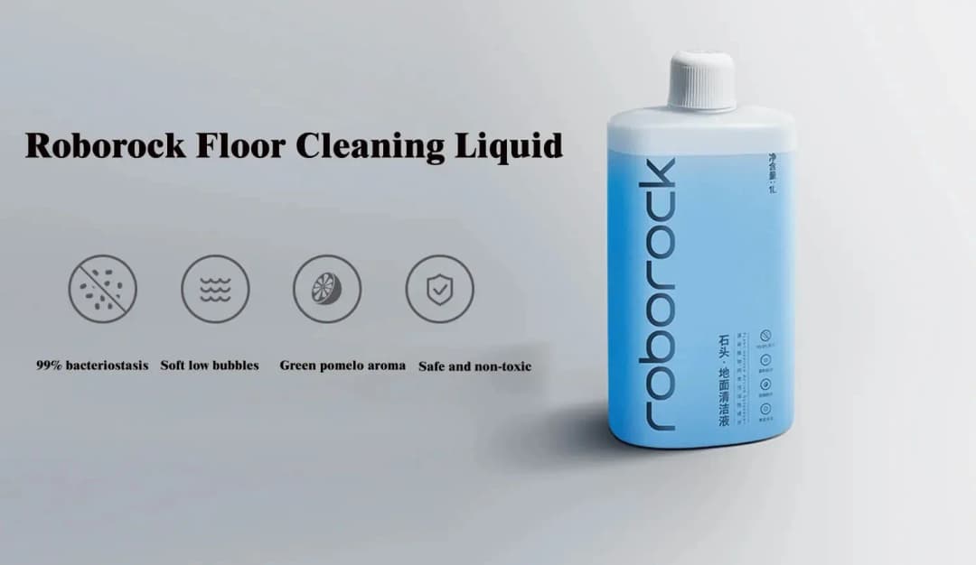 Roborock S8 Pro Ultra S8 MaxV Ultra S7 MaxV Ultra Q5 Q7 Q Revo Qrevo Curv Solutions de nettoyage de sol accessoires liquides 1L - 3