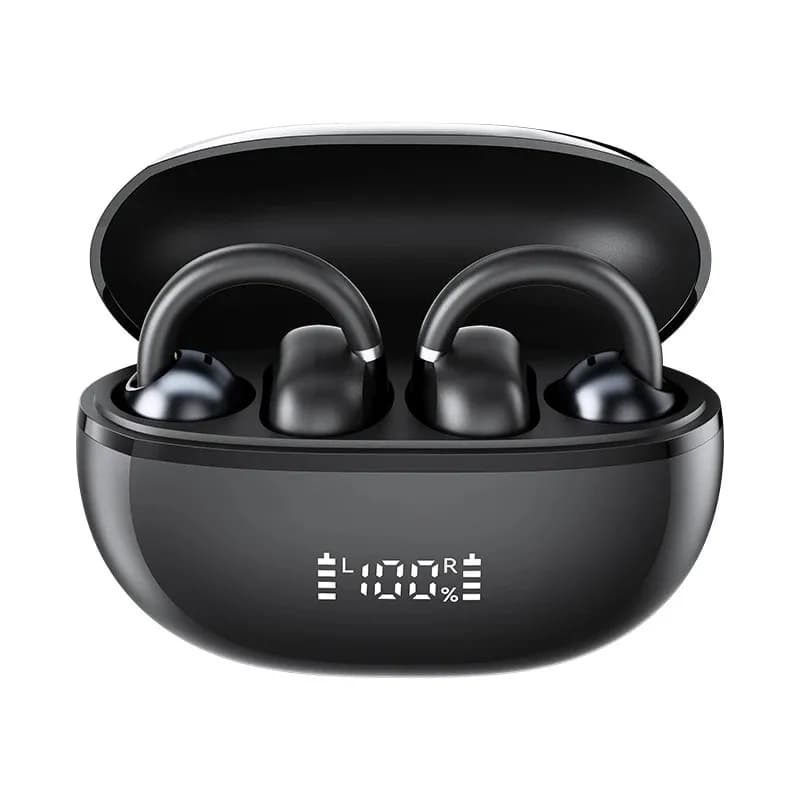 HAYLOU AirFree Ear Clip Wireless Earphones Bluetooth 5.4 Display In Ear Dual Microphone AI Noise Reduction Sports Earphones - 3