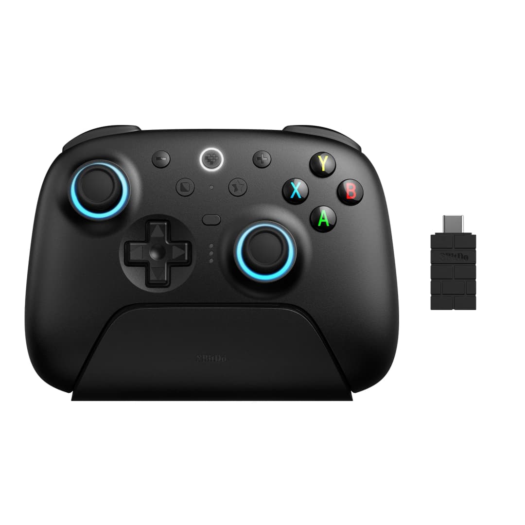8BitDo Ultimate 2 Wireless 2.4G Gaming Controller with 2.4g Adapter Charging Dock for PC Windows 10 11 Android - 3