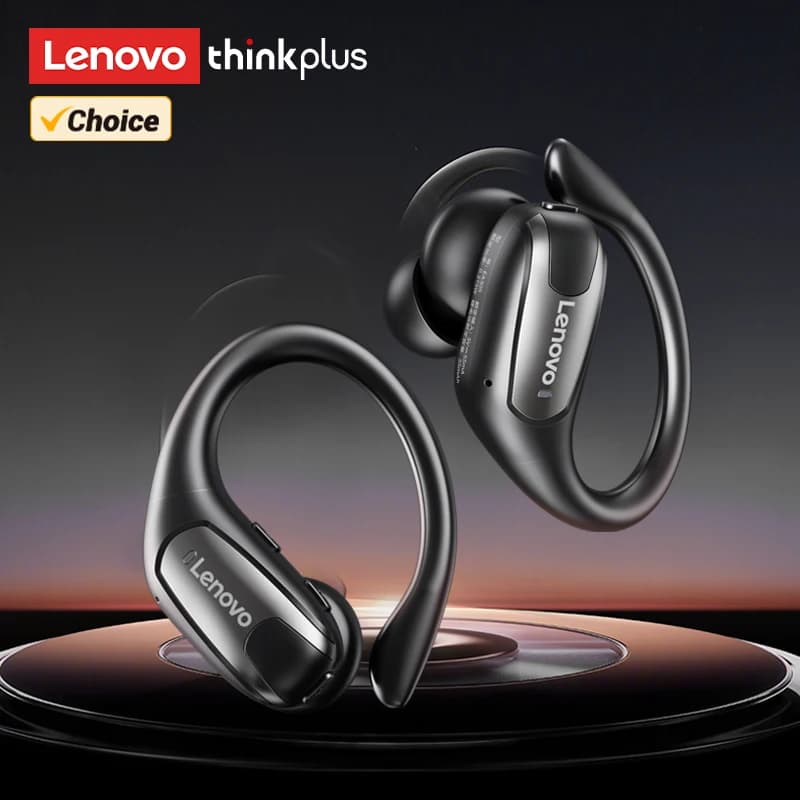 سماعات رأس لينوفو EA305 OWS بلوتوث 5.4 لاسلكية مع ميكروفون للتحكم باللمس بطارية طويلة الأمد سماعات ألعاب مقاومة للماء للرياضيين
