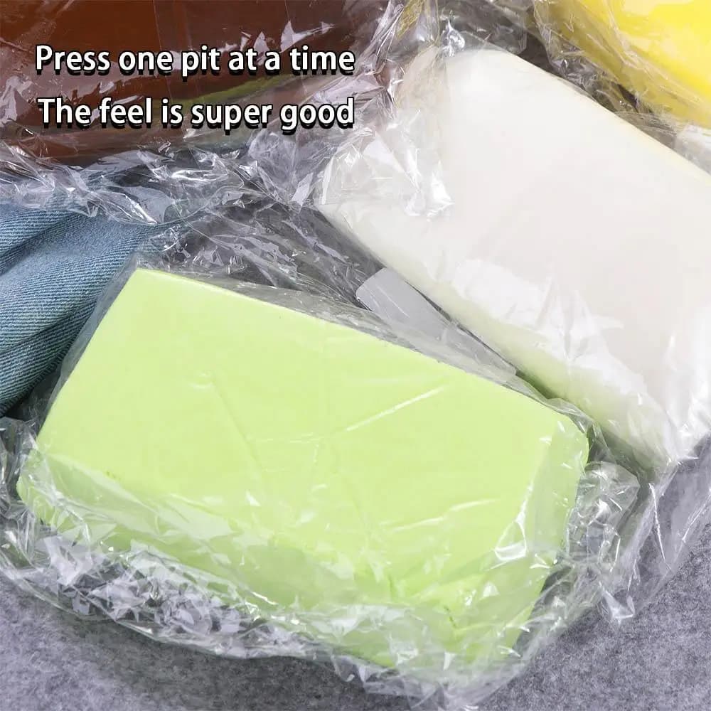 لعبة ضغط بطيئة الارتفاع محاكاة الطعام لعبة فيدجيت كعكة ناعمة خبز توست لعبة عصر تخفيف التوتر لعبة استرخاء اليد - 3