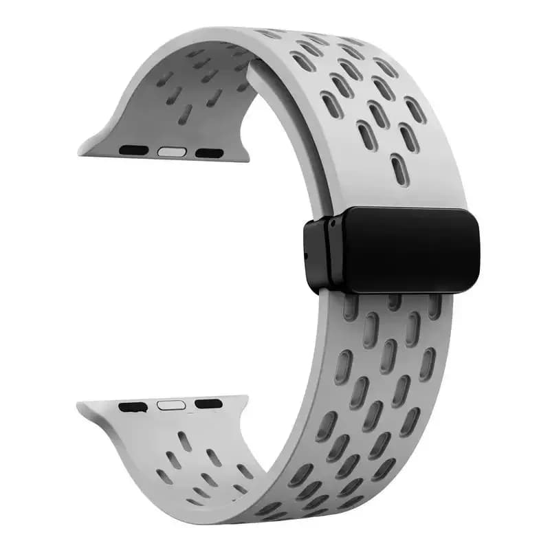 Silicone Strap for Apple watch band 49mm 45mm 44mm 42mm 40mm 41mm magnetic Bracelet Correa iWatch Series 9 8 SE 7 6 5 4 3 Ultra - 2