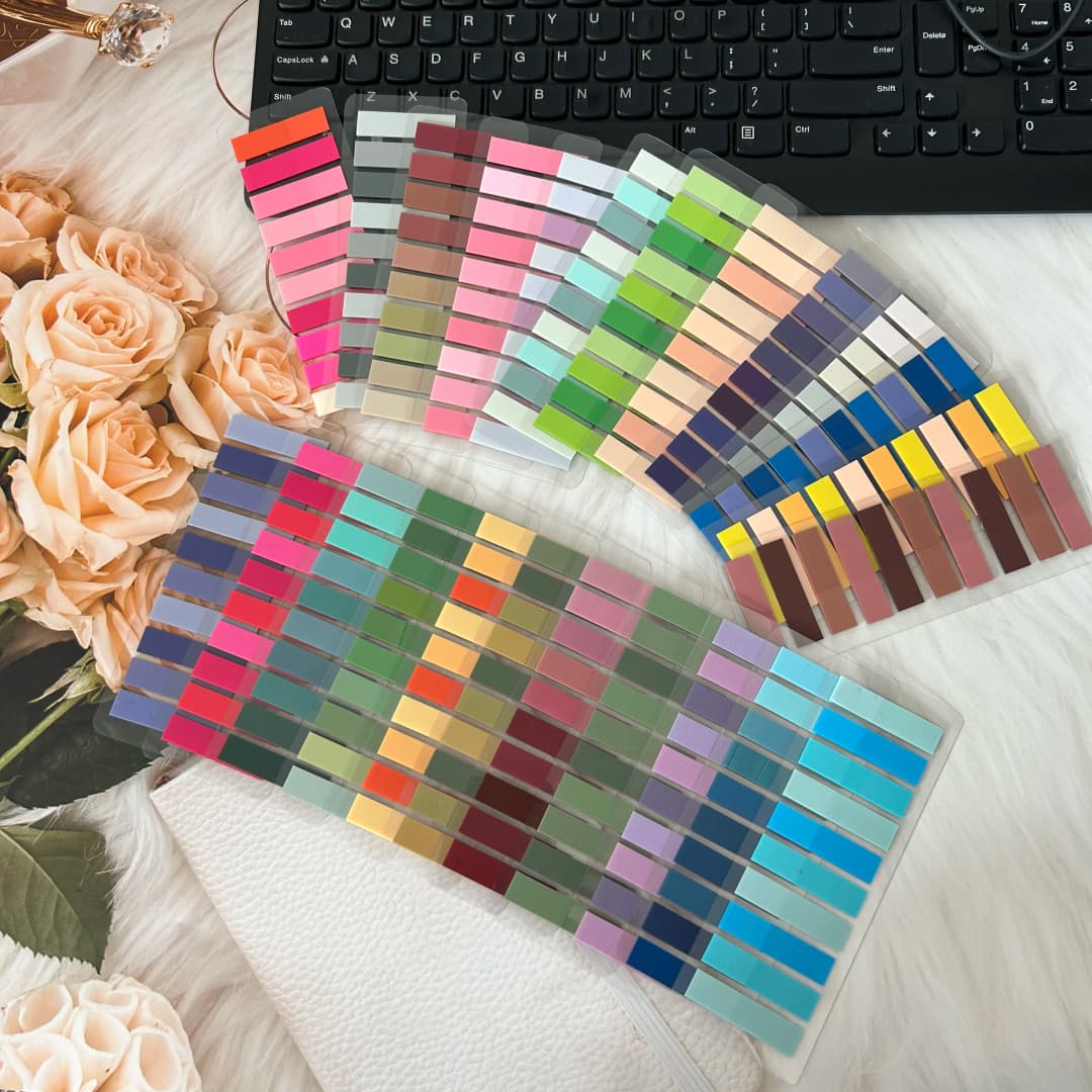 4800-200 ورقة فهرس علامات دفتر ملاحظات شفاف منصات مذكرة إبداعية لاصقة قرطاسية مدرسية ومكتبية ملصقات ذاتية اللصق - 3