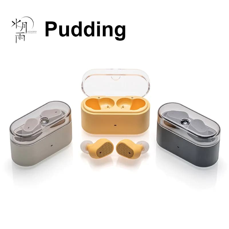 MOONDROP Pudding TWS Bluetooth Earphone 10mm Dynamic Driver Noise-Canceling HiFi Wireless Earphone LHDC-V Bluetooth 6.0
