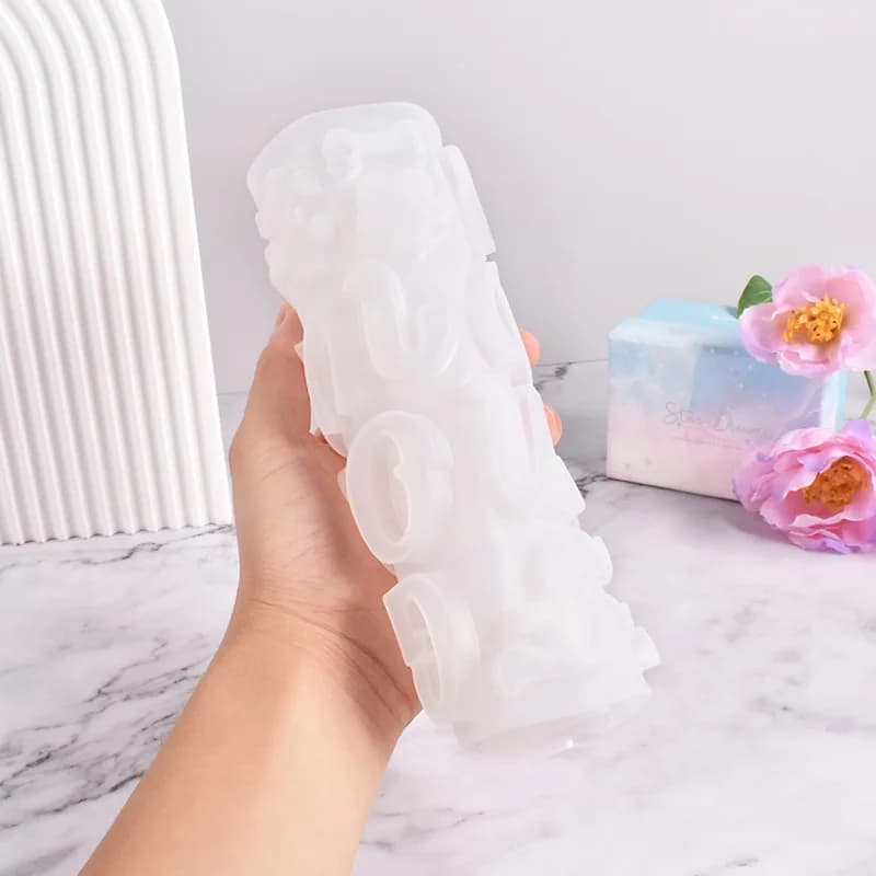 الأبجدية الايبوكسي الراتنج قالب من السيليكون DIY بها بنفسك رسالة عدد قلادة الراتنج قالب المفاتيح القرط الايبوكسي مجوهرات من مادة الراتنج الحرف قالب الصب - 5