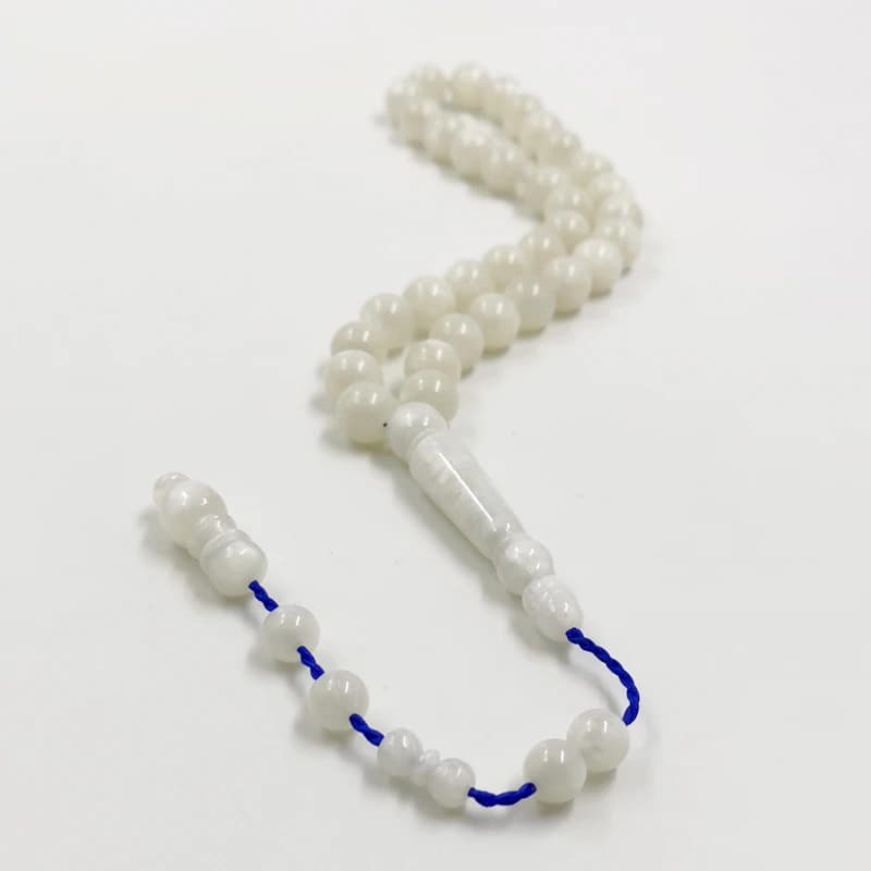 ALBASHAN Tasbih men white resin Change color Under the sun muslim gift misbaha prayer beads islamic rosary bracelet - 4