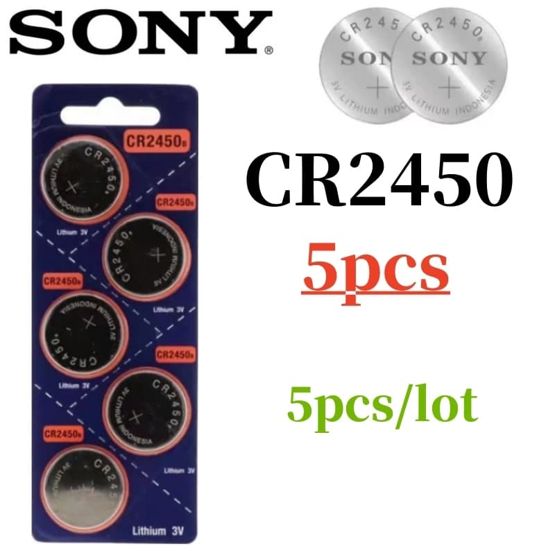 5Pcs Original Sony CR2450 CR2430 CR2032 CR2025 CR1632 CR1616 CR1620 CR1220 cr1220 cr2032 cr2025 cr2430 Battery cr 2032 batteria - 2