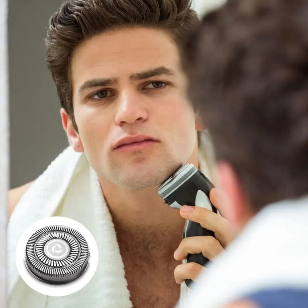 Aquatouch Replacement Shaver Heads Compatible with Series 1000 2000 3000 5000 AT8xx AT7xx PT8xx PT7xx - New Accessories - 3