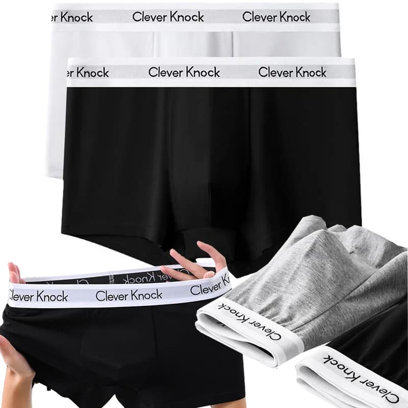 1/3PCS Cotton Men's Boxer Shorts Solid Plus Size Sexy Underpants Male Breathbale Lingerie Soft Comfort Daily Wear Panties