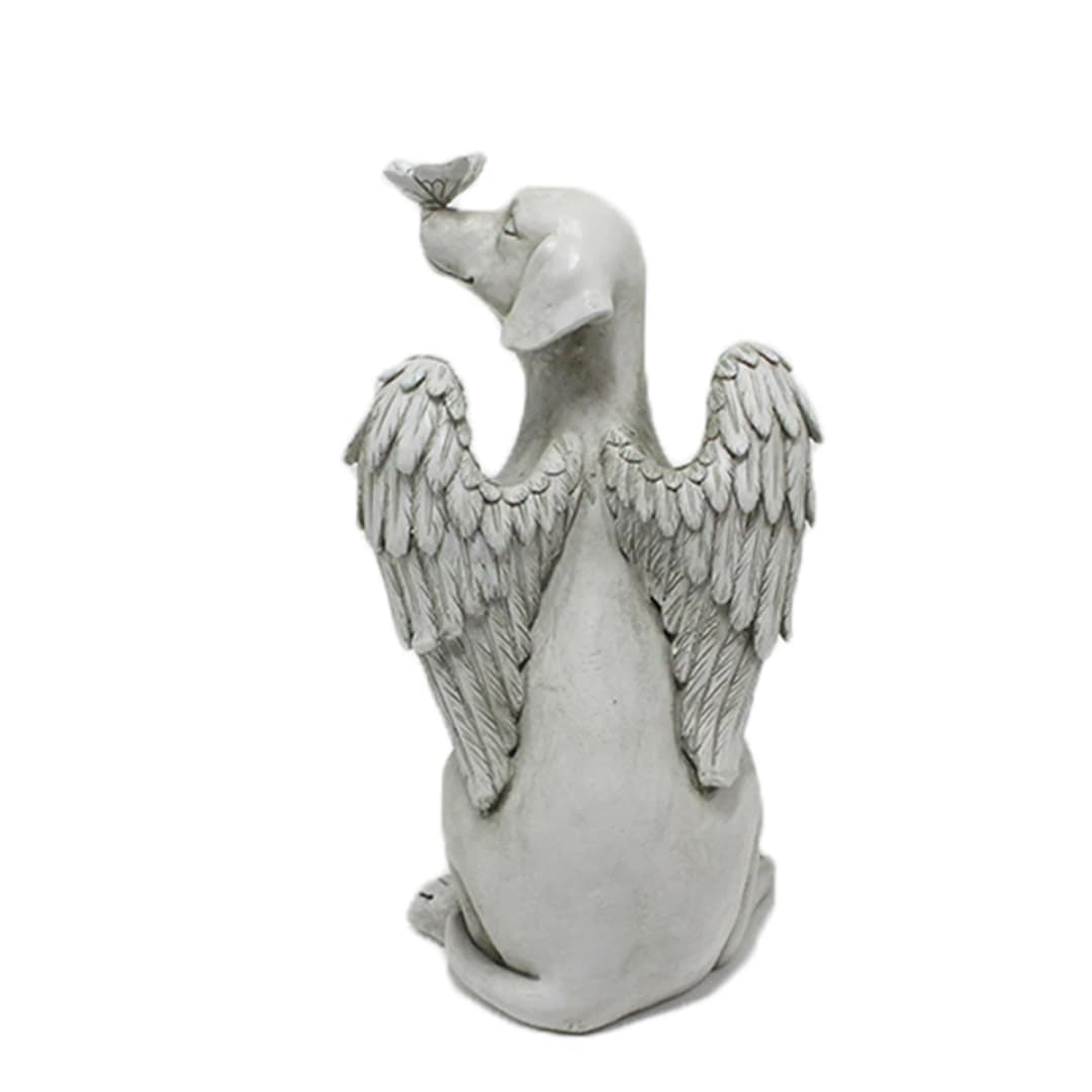 1pc Angel Dog Memorial Statue, Pet Memorial Stone For Dogs, Angel Dog Memorial Gifts, Dog Passing Away Bereavement Gifts, Pets G - 2