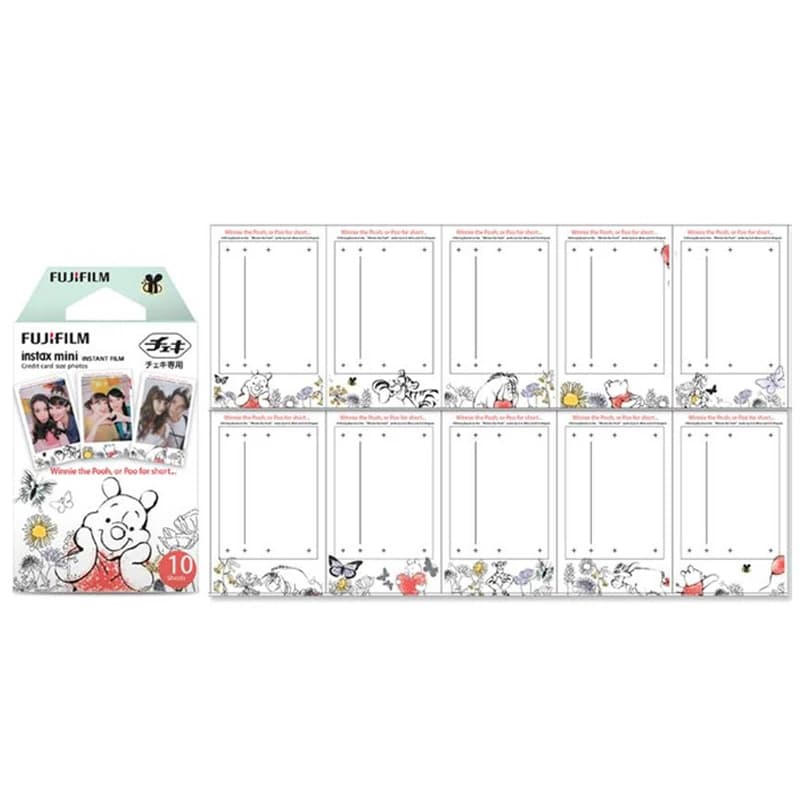 Fujifilm Instax Mini Film 10-30 Sheets New Winnie Films Photo Paper For Fujifilm Instant Camera Mini 12 9 11 8 Link EVO SP-2 - 4