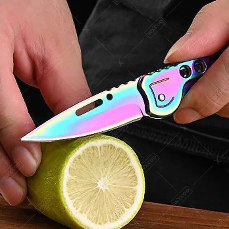 WXCOO Kitchen Peeling Knife Boning Pocket Utility Knives Fruit Knife with Non-slip Handle Stainless Steel Kitchen Accessories - 4