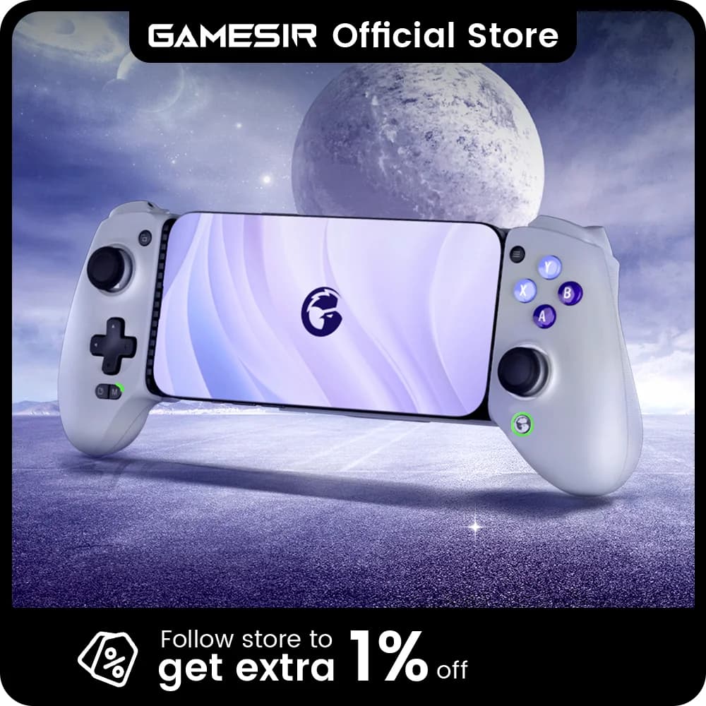 وحدة تحكم GameSir G8 للهاتف المحمول مع تأثير Hall لألعاب السحابة على iPhone 15 وأجهزة Android وXbox Game Pass وSTADIA