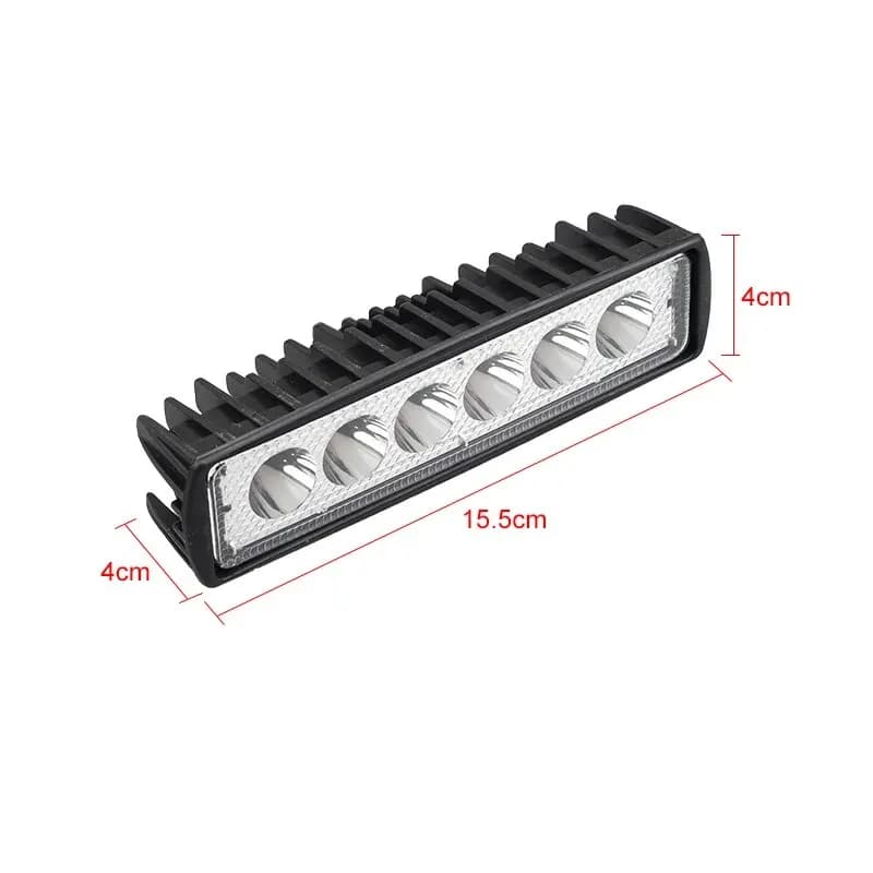 6 LED Car Work Light High Bright Spotlight Universal Offroad Automobile Truck Driving Fog Headlights DRL Driving Lamp 12V - 5