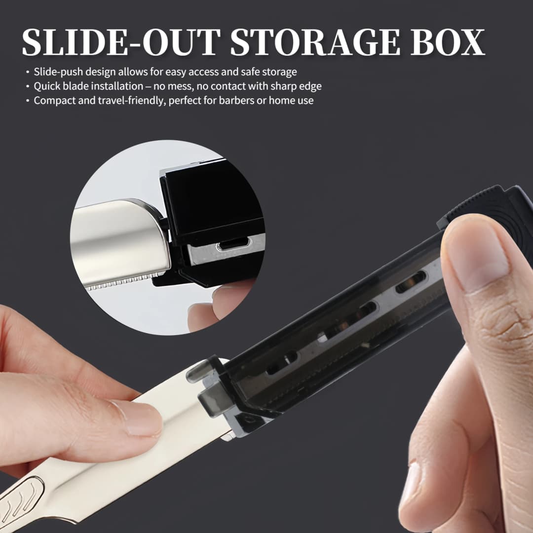 15pcs/Box Men Shaving Razor Blades Professional Barber Stainless Steel Replacement Single Side Shaver Mesh Safety Razor Knives - 3