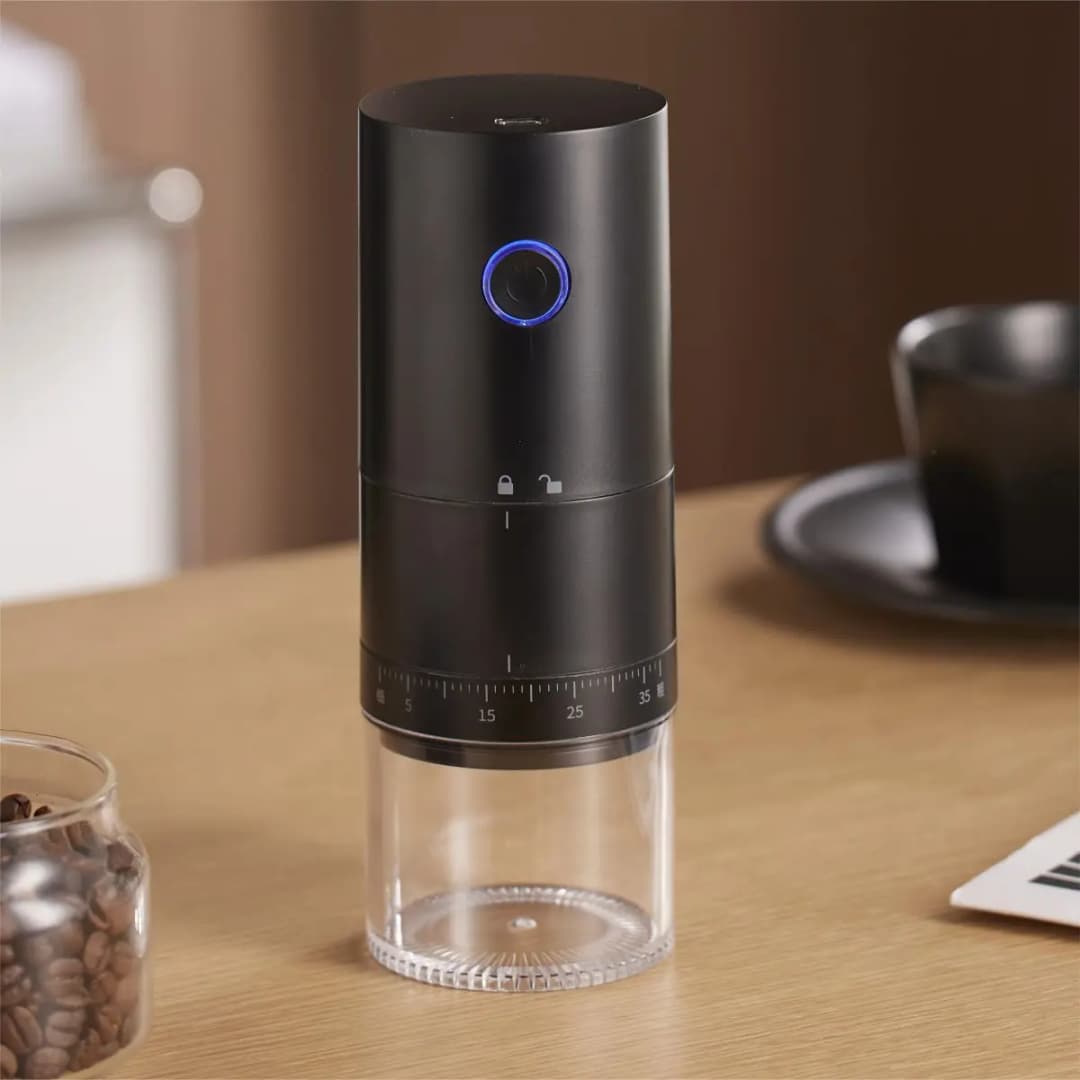 مطحنة قهوة TYPE-C بشحن USB، نواة طحن سيراميك احترافية، مطحنة حبوب قهوة محمولة كهربائية محدثة - 2