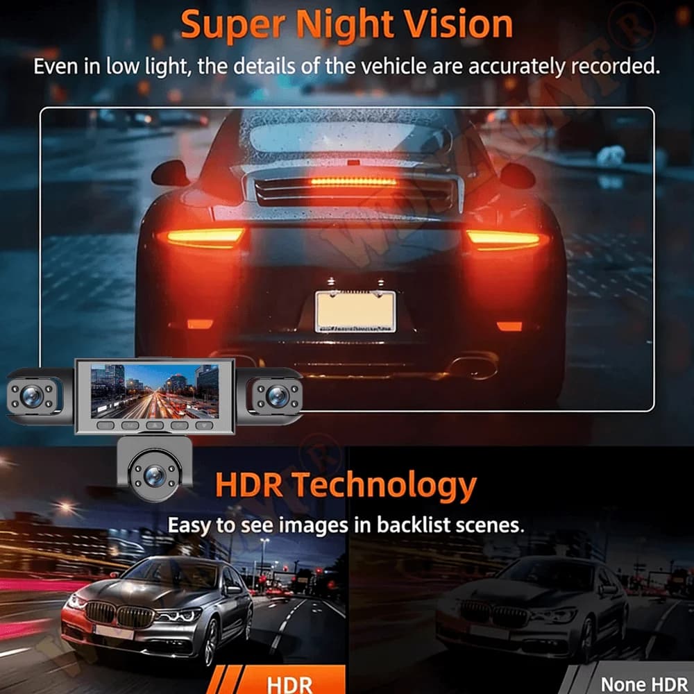 2026NEW 3/5Camera Car DVR 1080P Video Recorder 360 Degrees WIFI Dash Cam Front right left inside With Rear View camera - 4