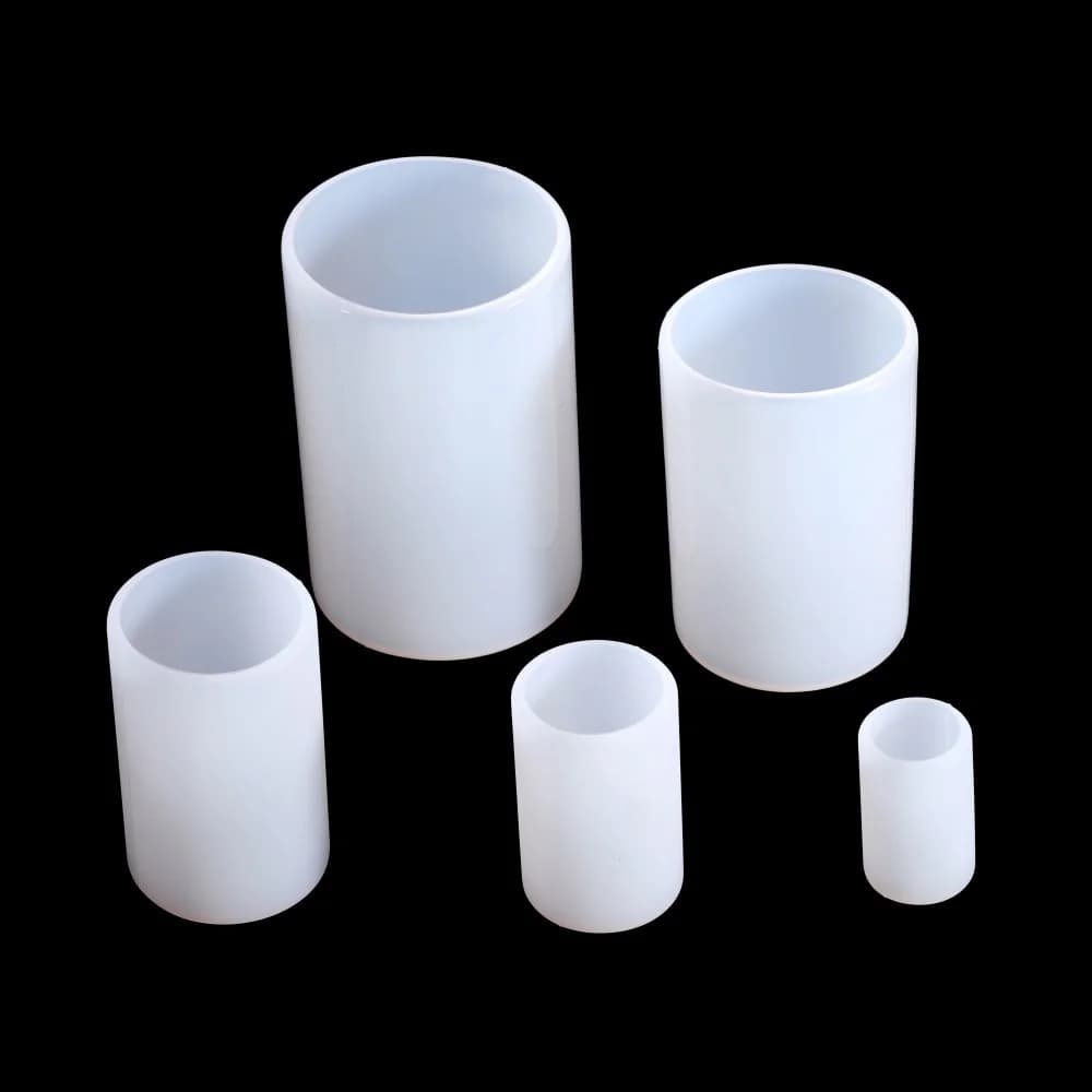 قالب سيليكون أسطواني سداسي قالب راتنج إيبوكسي DIY قوالب صب شموع راتنج إيبوكسي حرف ديكور طاولة منزلية - 5