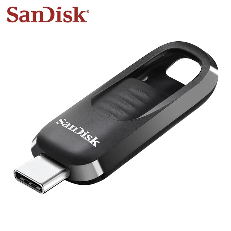 SanDisk Ultra Slider Flash Drive CZ480 Pen Drive 64GB 128GB 256GB Read speeds up to 400MB/s USB 3.2 Type-C Flash Disk for Tablet - 2