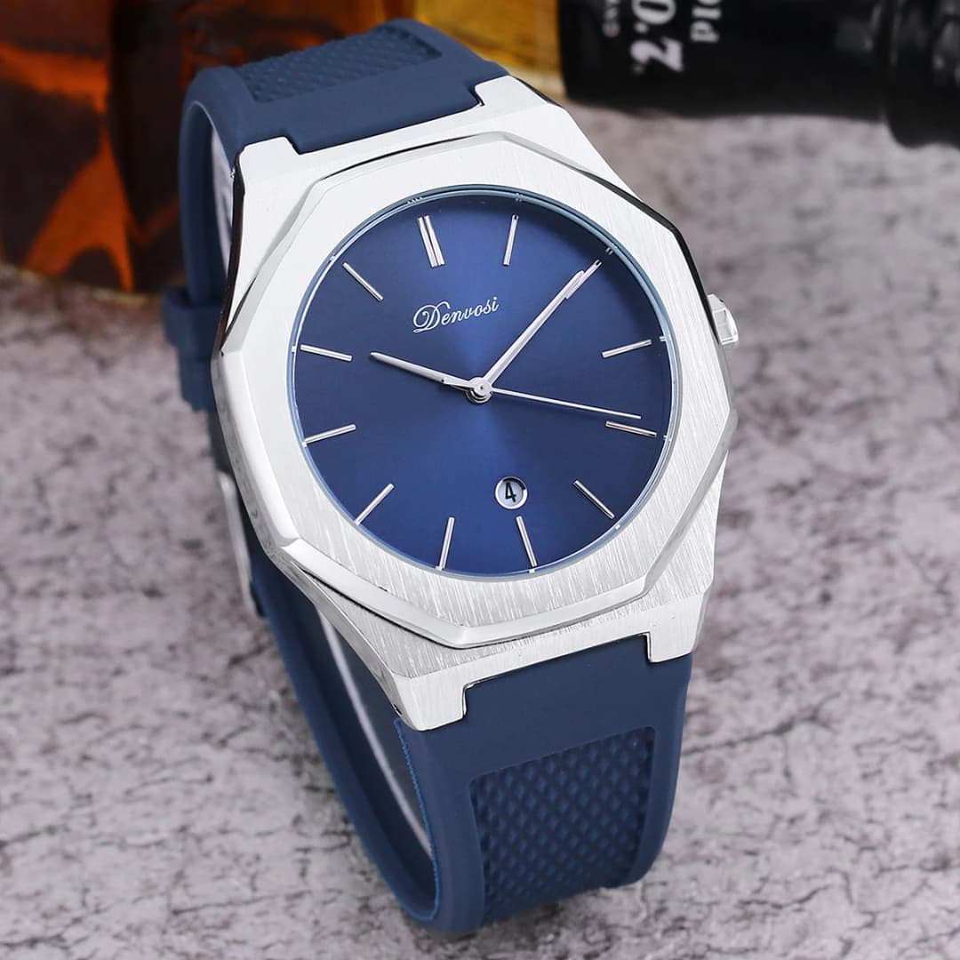 Simple leisure sports men's quartz watch  Waterproof casual wristwatch for men - 2