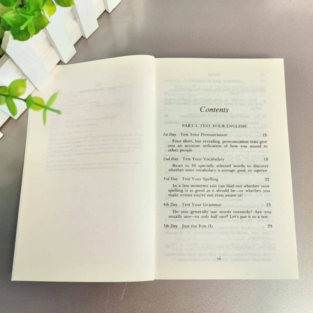 Bview Art Thirty Days To Better English:Learn To Speak and Write More Effectively in Only Fifteen Minutes A Day Study Guide Book - 5