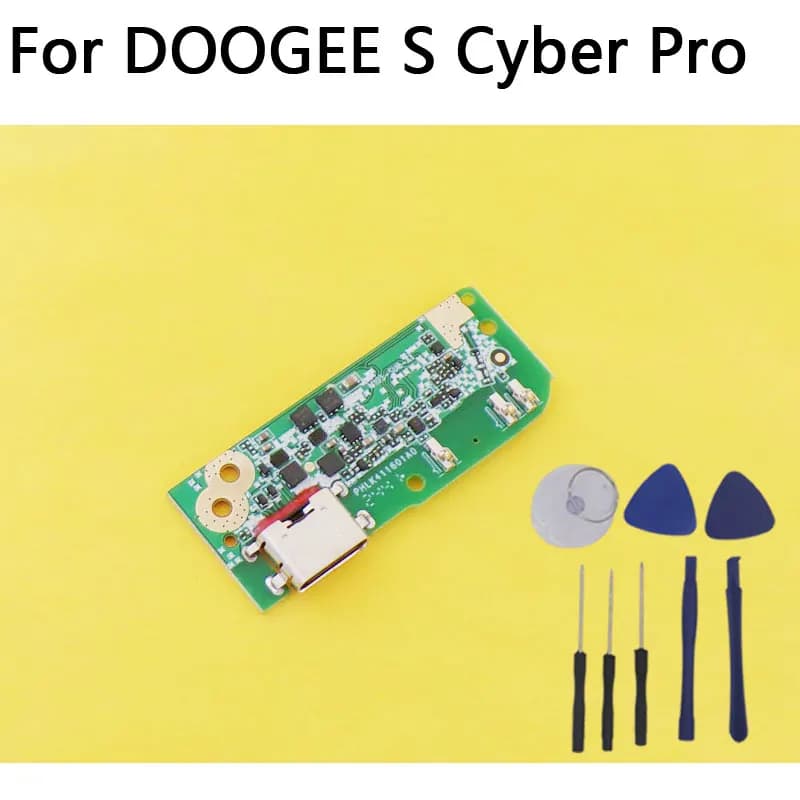 لوحة قاعدة USB أصلية جديدة DOOGEE S Cyber Pro مع منفذ شحن وميكروفون لهاتف DOOGEE S Cyber Pro الذكي