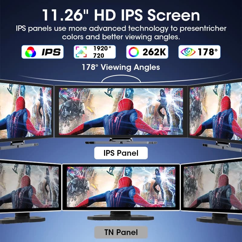 Develuck NEW 11.26 inch 4K DVR Wireless CarPlay and Android Auto Portable Dash Cam Car Screen Video Recorder 5G WIFI Navigation - 6