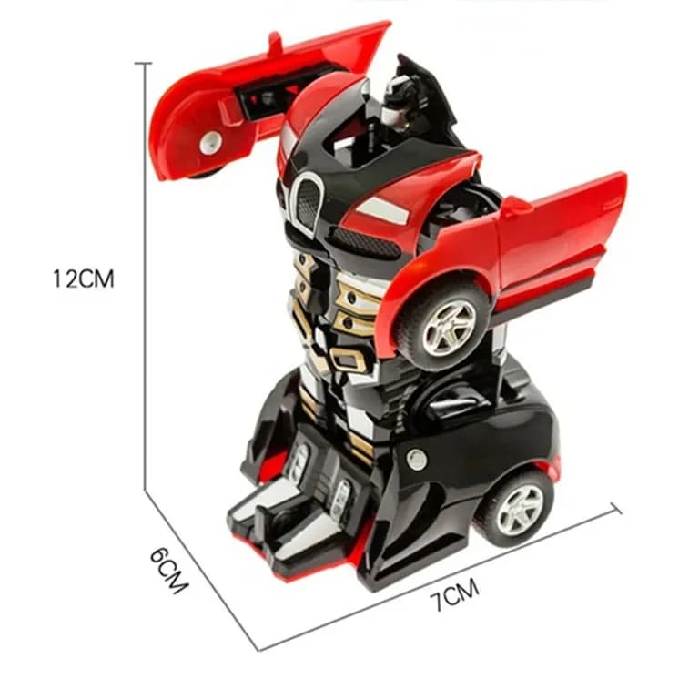 Mini 2 In 1 Car Toys One-key Deformation Car Toys Automatic Transformation Robot Model Car Diecasts Toy Boys Gifts Children Toy - 6