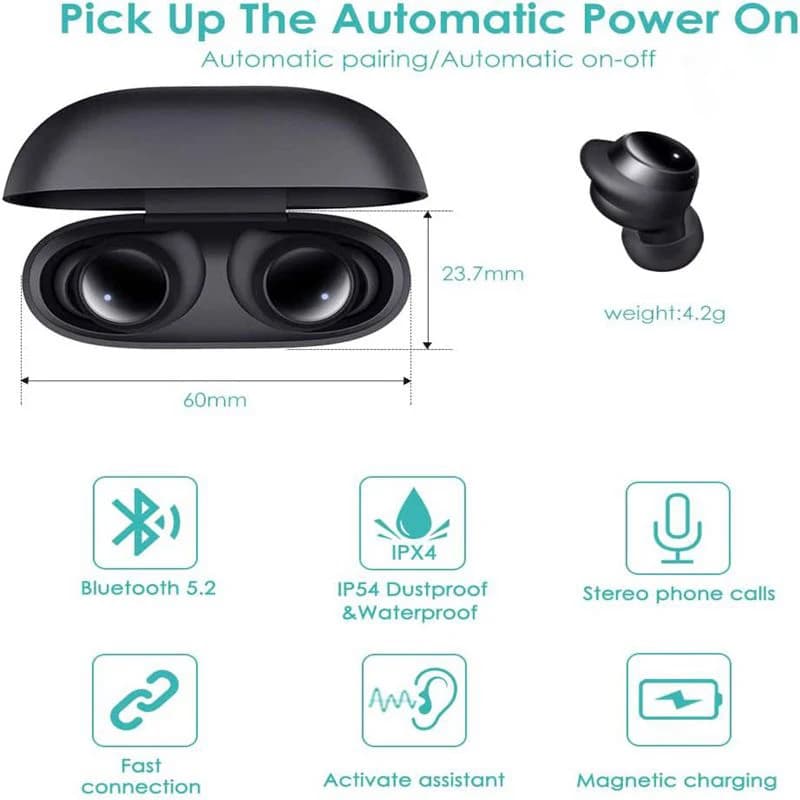 Xiaomi Redmi Buds 3 Lite Wireless Bluetooth Headphones 5.2 Bluetooth Headphones Sports Headphones in-Ear Headphones - 4