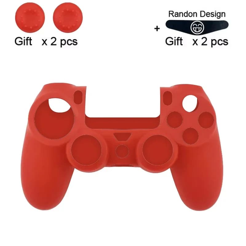 DATA FROG Anti-Slip Silicone Protective Case For PS4 Controller Soft Cover For PS4 / PS4 Pro / PS4 Slim Gamepad - 6