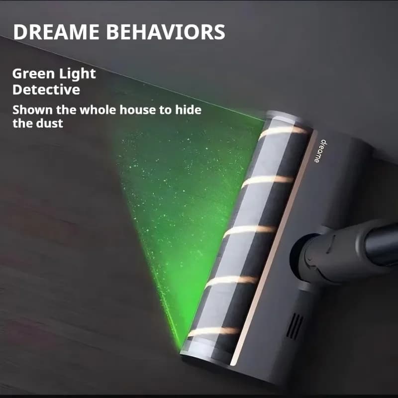 Dreame V12S V16S V11 V12 T10 T20 T30 T20pro T30NEO V16 V12pro Roller Brush With Green LED Dust Soft Velvet Floor Brush Head - 3