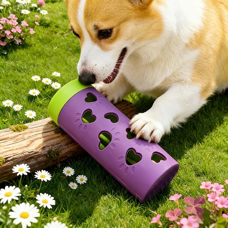 New Detachable Pet Slow Food Leakage Toy，Bite Resistant Chew Snack Roller Consumes Energy and Relieves Boredom，Dog Toy - 2