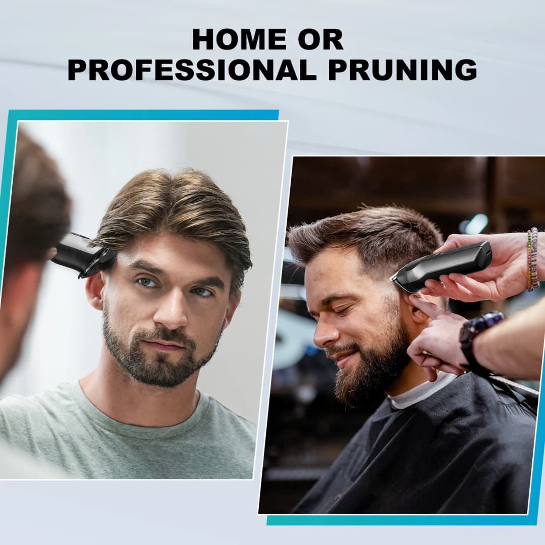 Kensen S30 4 في 1 مقص الشعر اللاسلكي LED عرض الرجال اللحية/الأنف المتقلب قابلة للشحن الحلاق أدوات للعناية الشخصية آلة قطع الشعر - 6