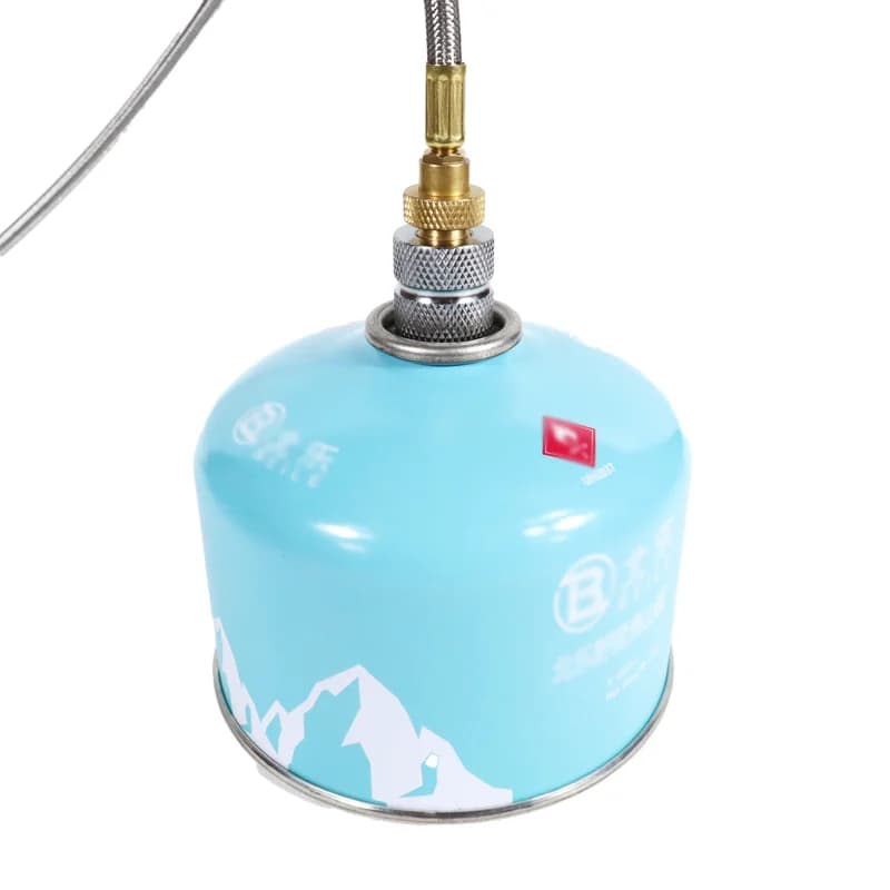 Camping Gas Stove Propane Refill Adapter Gas Tank Connection Line Outdoor Burner Adapter LPG Cylinder Hose Connector - 3