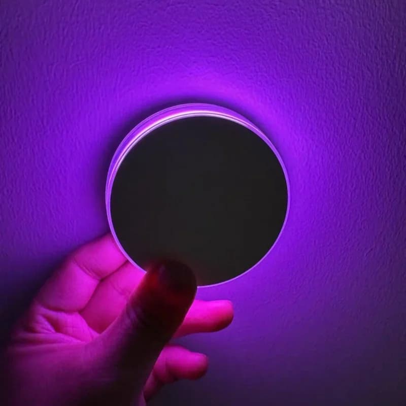YEELIGHT مصباح ليلي استشعار الحركة ملون كشف الحركة مصباح ليلي مغناطيسي تشغيل تلقائي دائم وضعين إضاءة ديكور RGB منفذ Type-C - 3